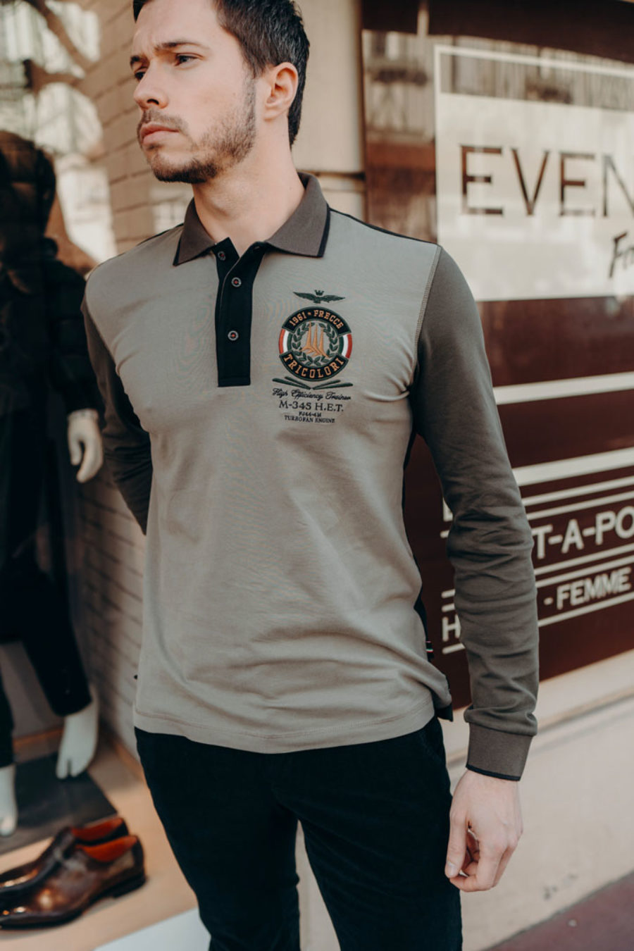 Polo manches longues photo