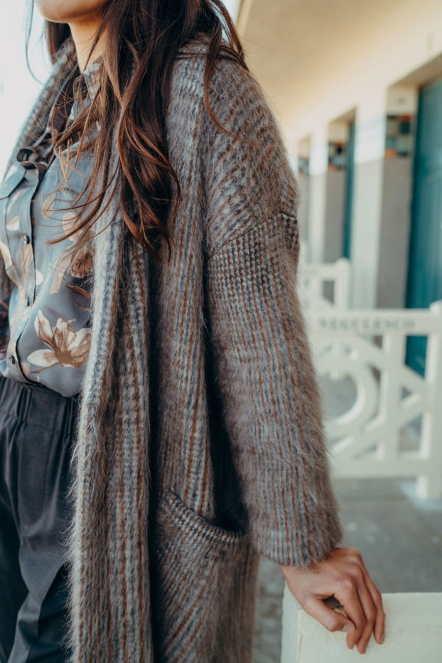 Manteau long photo