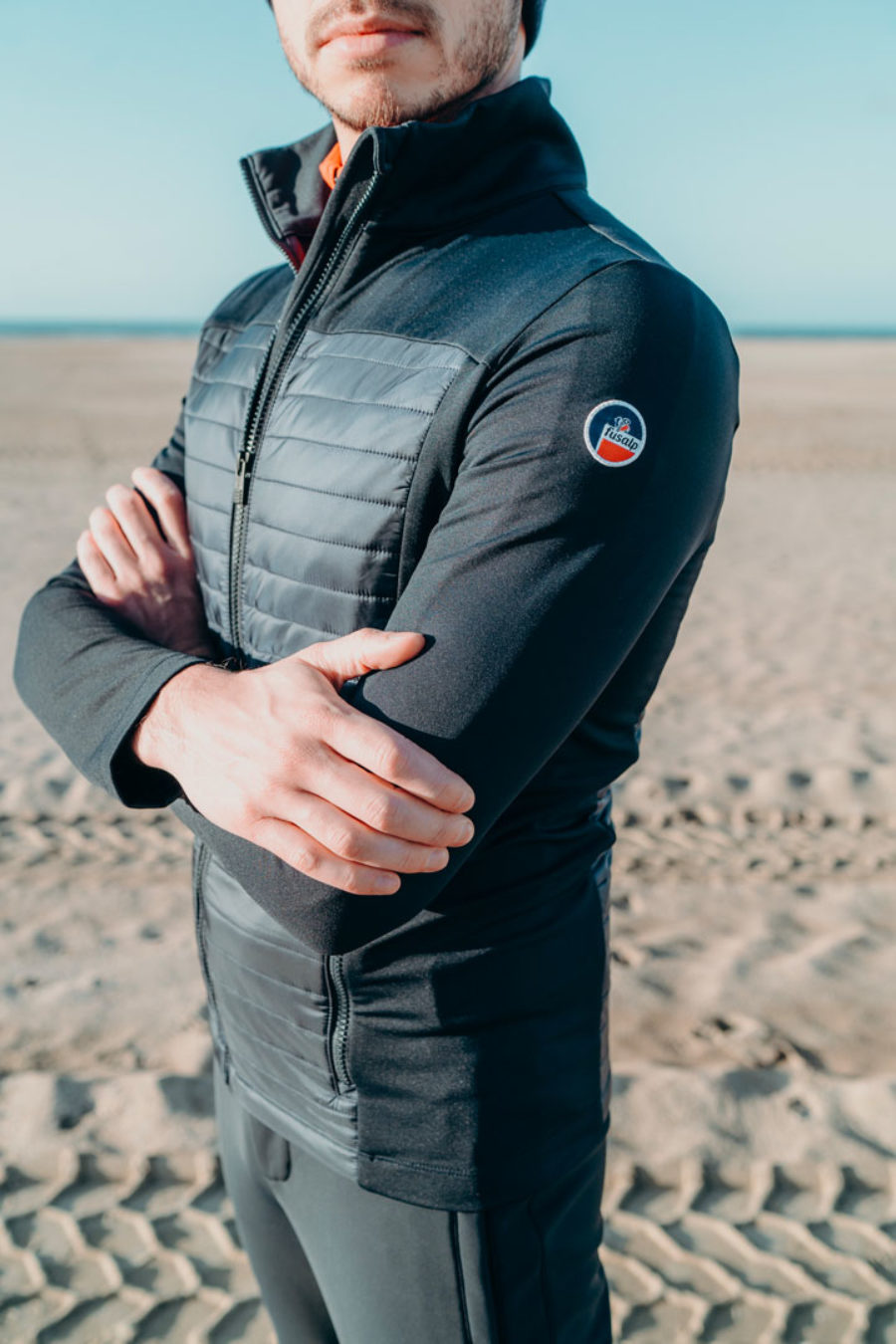 Gilet bi-matière photo