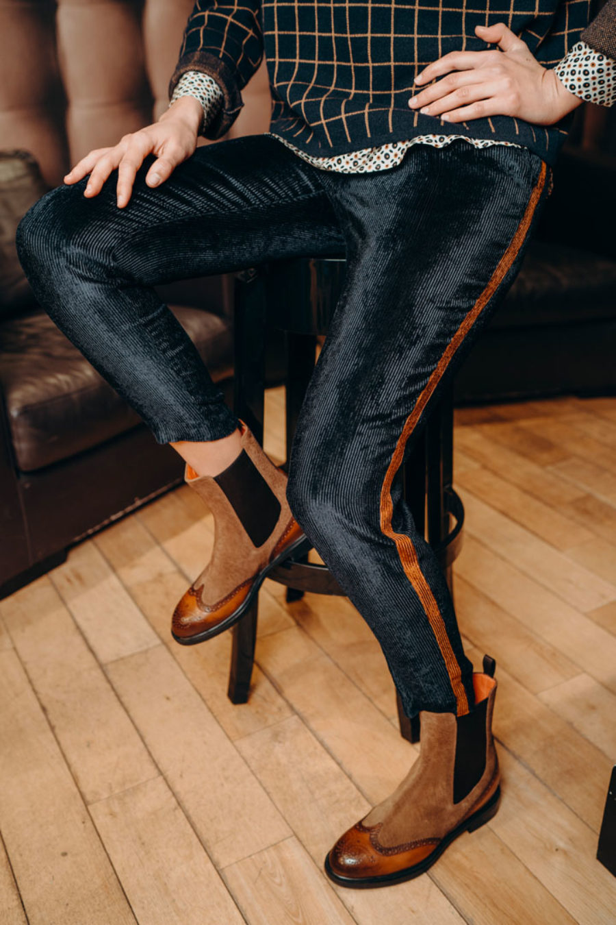 Pantalon velours photo