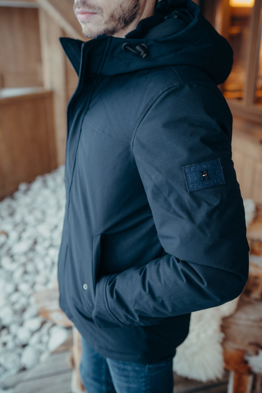 Parka à capuche photo