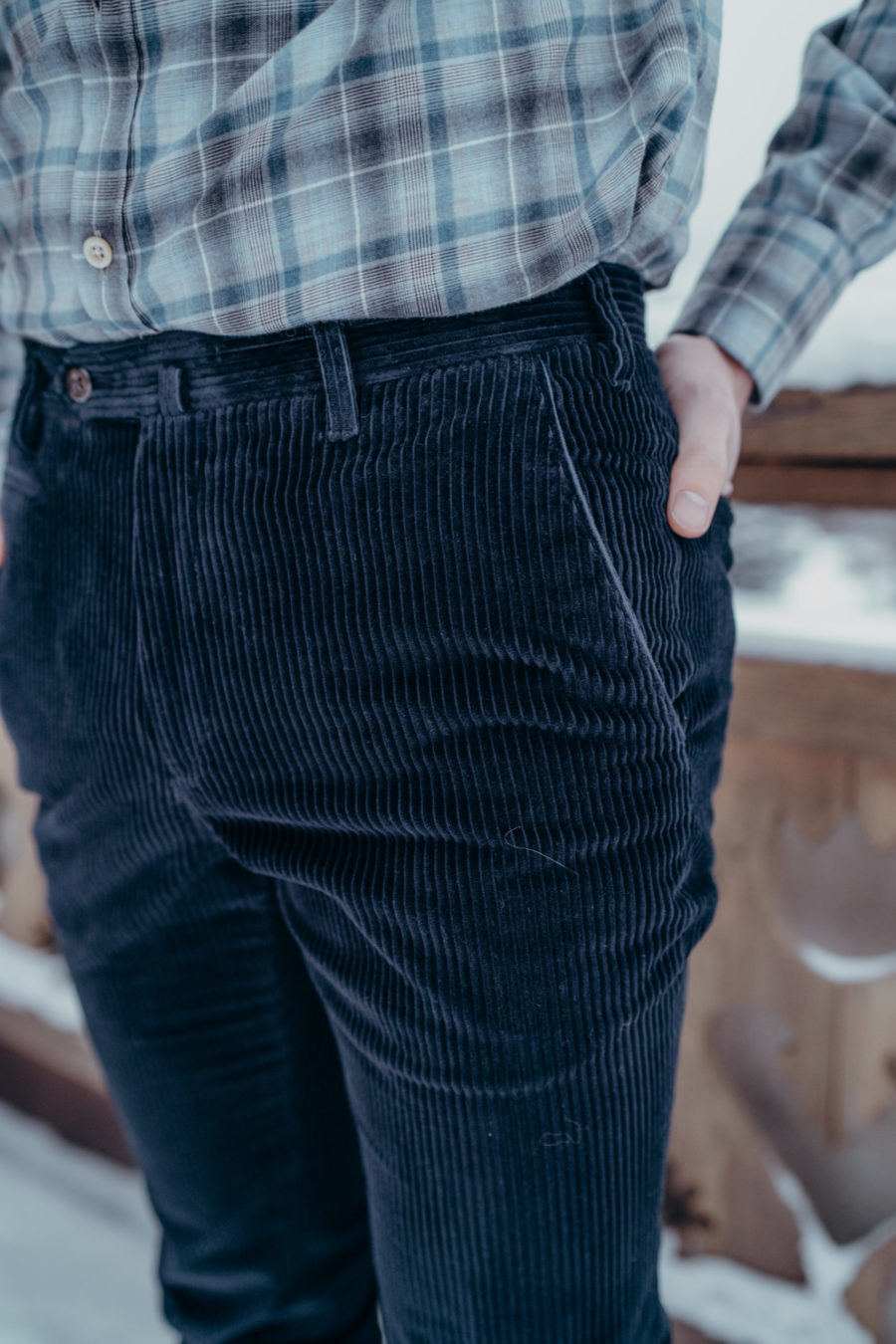 Pantalon velours photo
