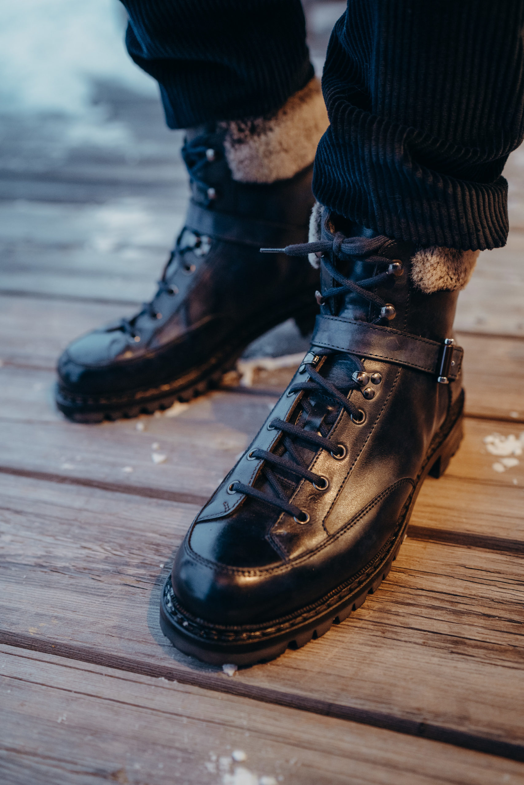 chaussure montagne vintage
