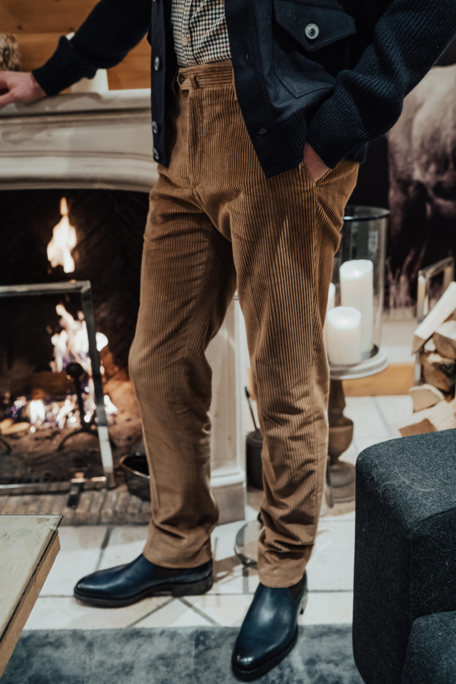 Pantalon velours photo