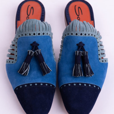 Mules plates Santoni