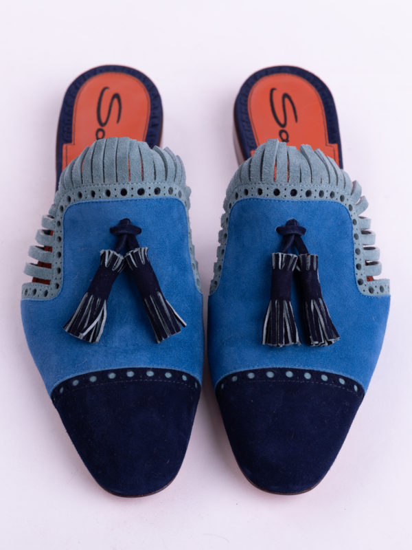 Mules plates Santoni