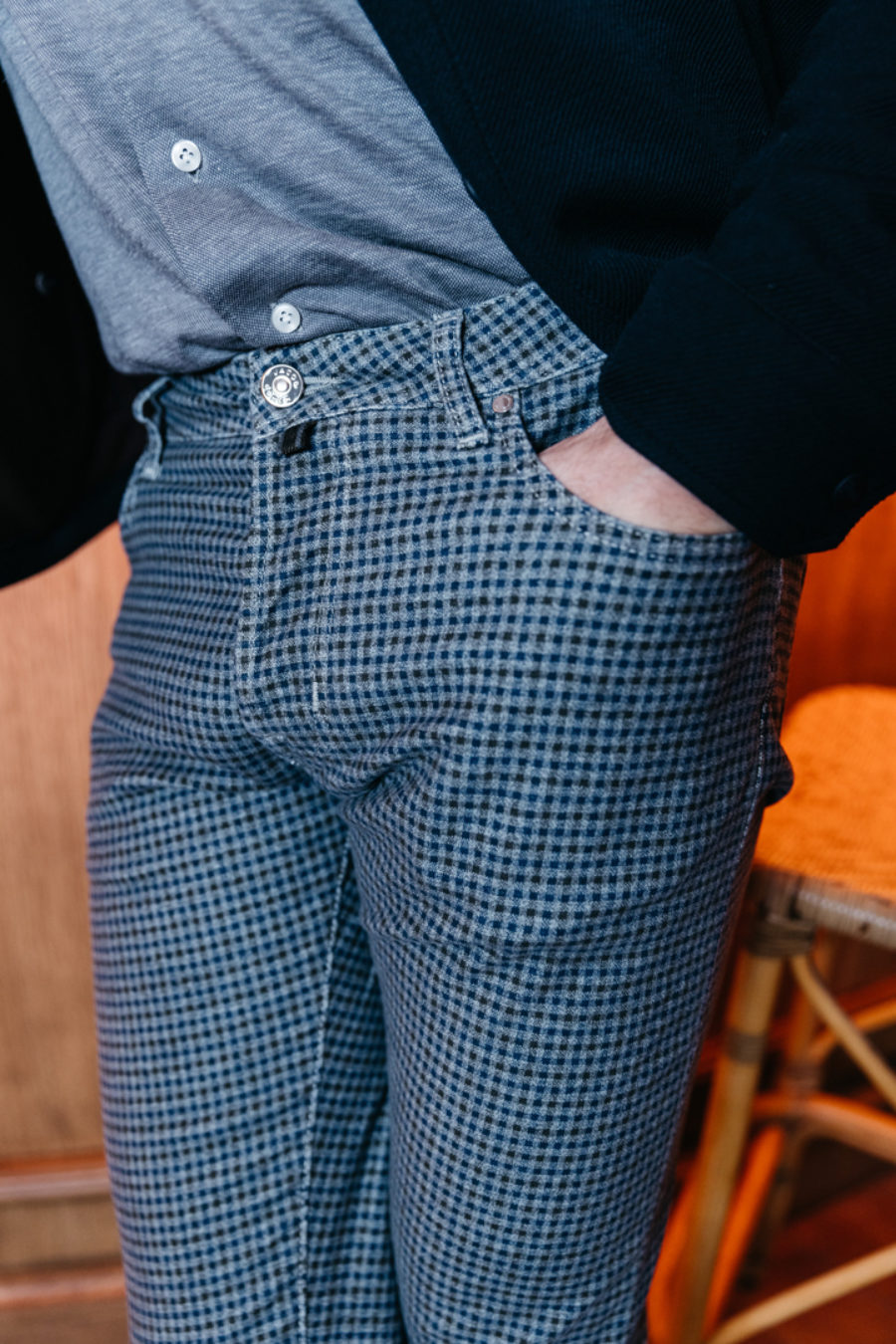 Pantalon slim fit photo